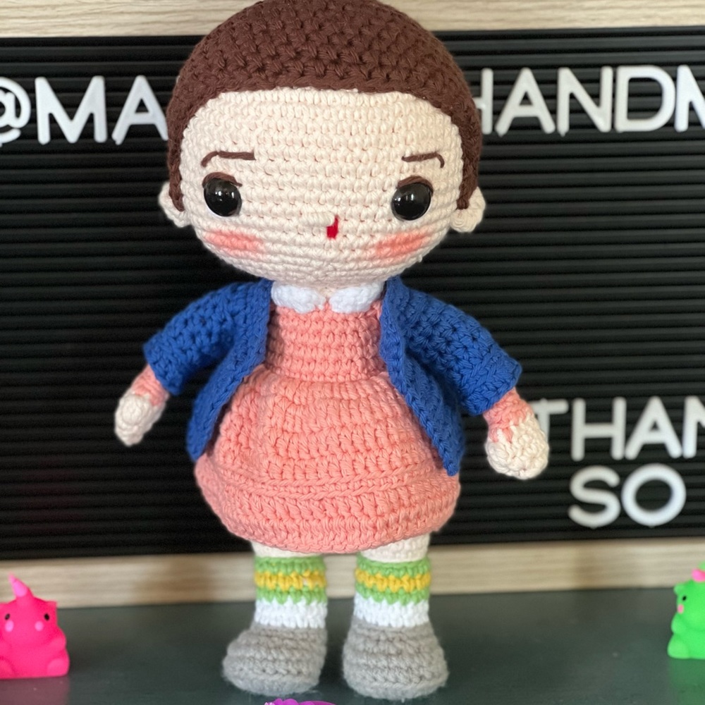 Amigurumi Eleven from Stranger Things